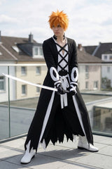 BLEACH Ichigo Kurosaki Final Bankai Cosplay Costume Full Evolution Outfit for Anime Fans - Halloweez