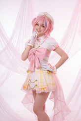 Virtual Idol Ace Taffy Semi-Upgraded Idol Outfit, Classic VTuber Character Performance Costume for Cosplay Party - Halloweez