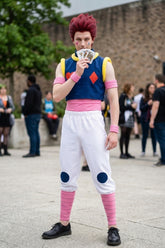 Hunter × Hunter Hisoka Cosplay Costume Anime Role Play Outfit Full Set In Stock - Halloweez
