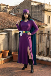 Batman Purple Catwoman Cosplay Costume Outfit for Halloween Role Play Cross-Border Stock - Halloweez