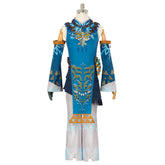 Halloweez: The Legend of Zelda: Tears of the Kingdom Link Cosplay Costume – Top, Trousers, Necklace & Sleeves - Halloweez
