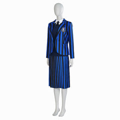 Halloweez Addams Family Cosplay Costume - Full Set Anime Inspired School Uniform - Halloweez
