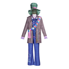 Mad Hatter Cosplay Costume Alice in Wonderland Movie Role Play Outfit - Halloweez