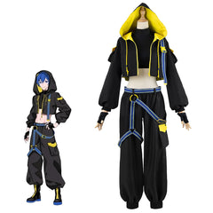 Magic Future 2023 KAITO Anime Cosplay Unisex Hooded Outfit - Vocaloid KAITO Costume - Halloweez