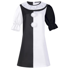 Spooky Halloween Christmas Killer Clown Cosplay Costume Set - Halloweez