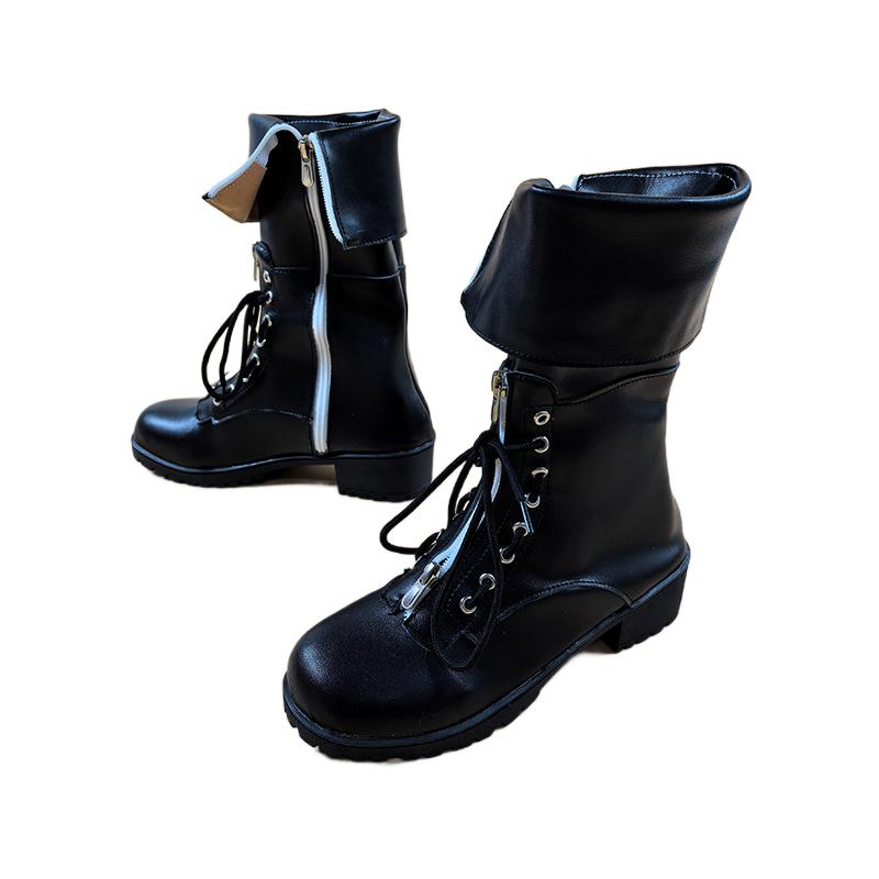 Arknights 5th Anniversary LOGOS Cosplay Shoes for 2D Anime Exhibition Performance - Halloweez