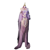 Purple Original Handmade Mermaid Princess Ocean Element Corset Fishtail Skirt Set - Unique Cosplay Costume - Halloweez