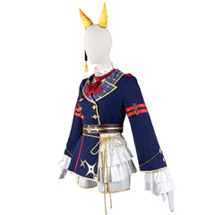 Derby Gold Town Light Calstone Light 2D Cosplay Anime Game Girl Costume for Uma Musume Pretty Derby Gold Ship - Halloweez