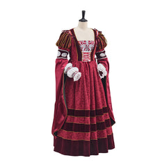 The Tudors Rose Pink Gown Cosplay Costume – Elegant Historical Dress - Halloweez