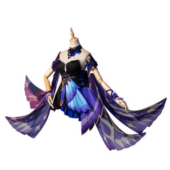 Halloweez Keqing Opulent Splendor Genshin Impact Cosplay Costume - High-Quality Game-Inspired Attire - Halloweez