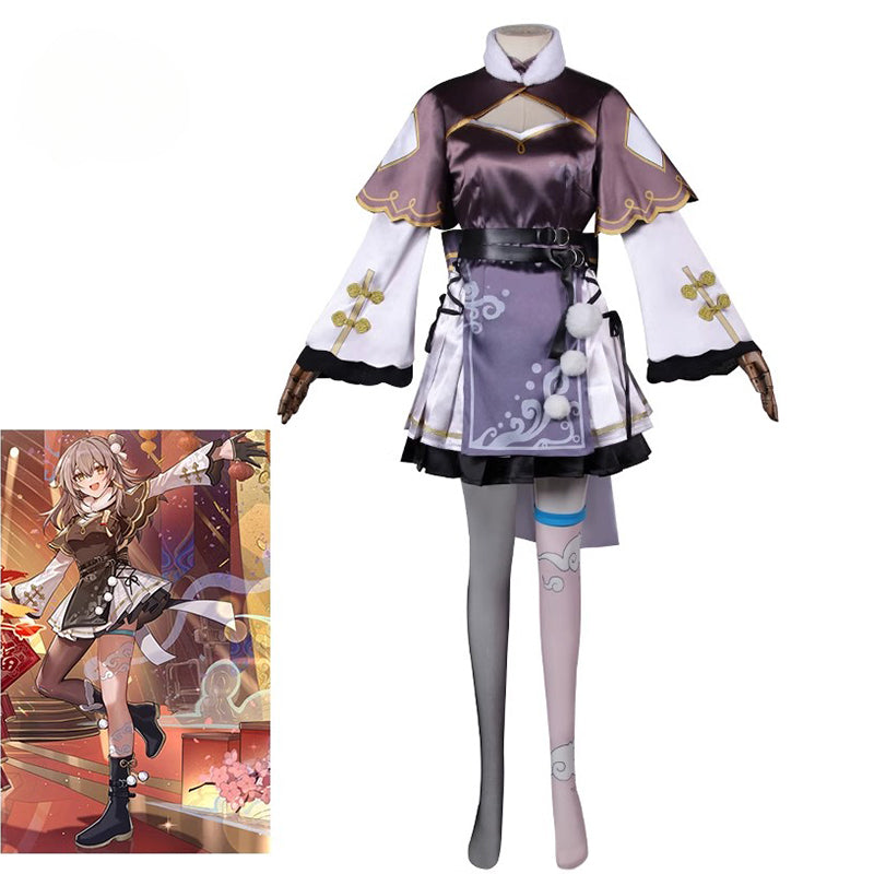 Halloweez Female Protagonist Cosplay Outfit for Honkai Star Rail 2024 Spring Gala - Halloweez