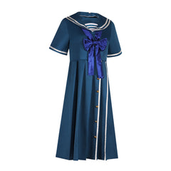 Return to the Future 1999 Little Sparrow Cosplay Costume - Lawson Collaboration Sailor Dress - Halloweez
