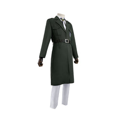 Attack on Titan Survey Corps Cosplay Costume Full Set Military Green Coat Cloak Robe - Halloweez