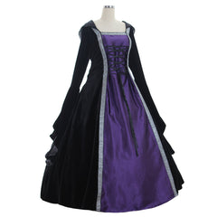 Elegant Medieval Retro Dress - Victorian Tudor Spanish Noble Halloween Carnival Cosplay by Halloweez - Halloweez