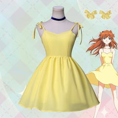 EVA Asuka Langley Cosplay Costume,Custom‑Tailored for Halloween & Comic‑Con