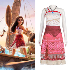 Moana 2 Cosplay Costume - Moana/Maui Movie Accurate Outfit for Stage Performance - Halloweez