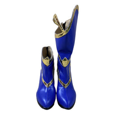 2155 Ideal LOL League of Legends Cosplay Blue and White Porcelain Irelia Blade Mistress Cos Shoes for Anime Expo - Halloweez