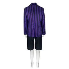 Wednesday Season 2 Pugsley Addams Cosplay Costume - The Addams Family TV Show Outfit - Halloweez