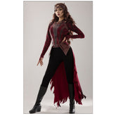 Scarlet Witch Wanda Darkhold Costume Doctor Strange Multiverse of Madness Cosplay Outfit for Halloween - Halloweez