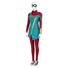 Halloweez Kamala Khan Cosplay Costume with Cape - Ms. Marvel Inspired - Halloweez