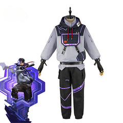 Preorder Halloweez Valorant ISO Cosplay Costume - Men's Combat Uniform for Halloween Parties - Halloweez