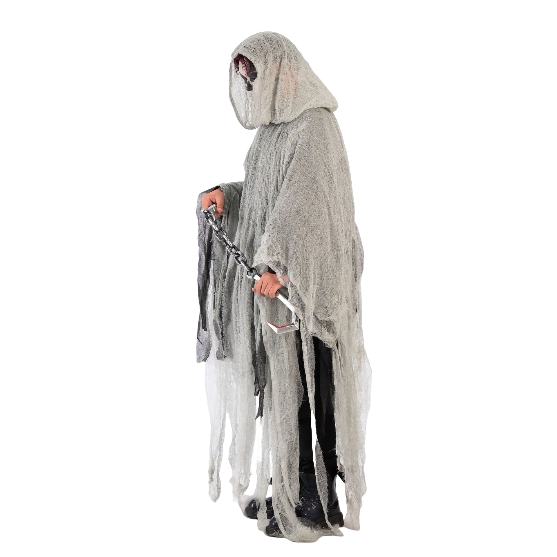 Halloween Adult Cape Wizard Cloak Grim Reaper Haunted House Accessories - Halloweez