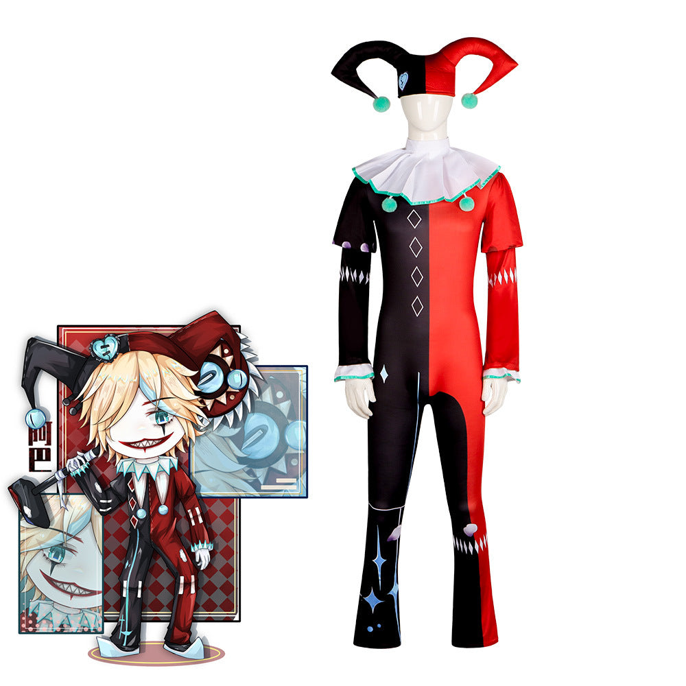 Eggy Party Stella the Wraith Clown Aba Cosplay Costume - Game Character Outfit - Halloweez