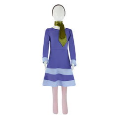 Scooby-Doo Daphne Children's Purple Dress Halloween Cosplay Costume - Halloweez
