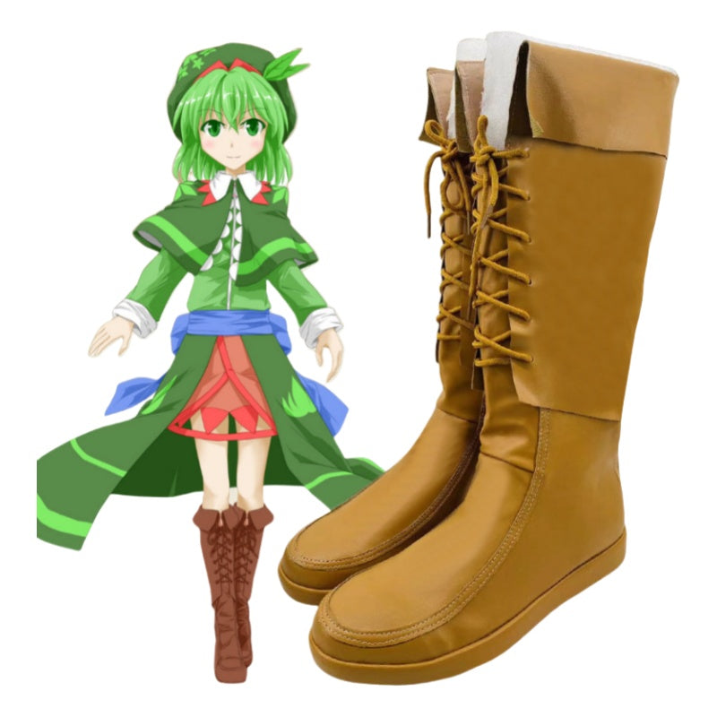 Oriental Natural Healing Rai Jiuye Cosplay Shoes for Anime Conventions - Halloweez