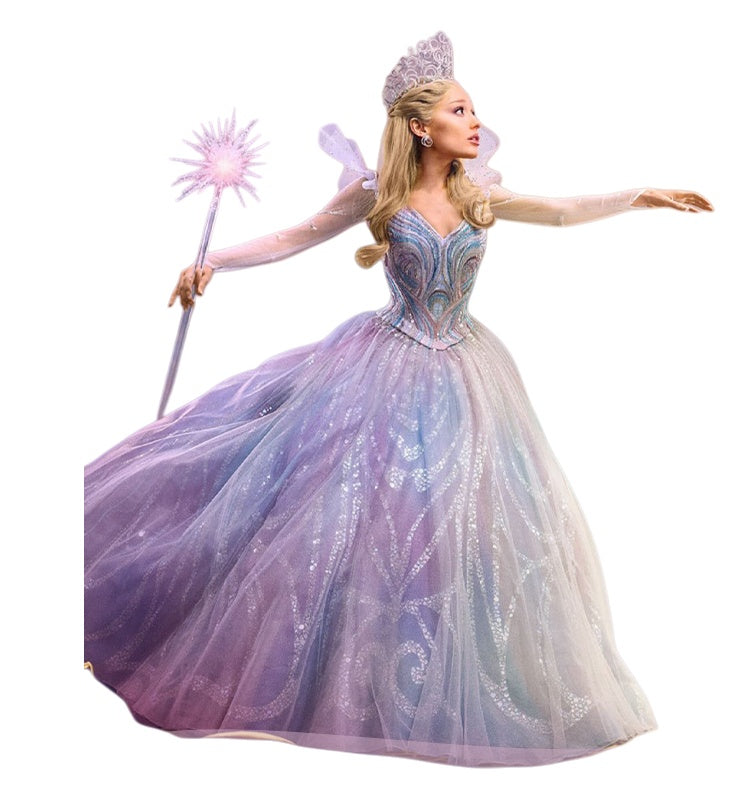 Wicked Witch of the West Cosplay Costume - Elphaba Glinda Musical Movie Roleplay Outfit for Halloween Cosplay Convention - Halloweez