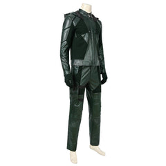 Halloweez Green Arrow Final Suit - Oliver Queen Season 8 Cosplay Costume - Halloweez