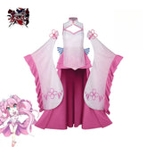 I’m Not The Cult Leader Cosplay Costume Zhu You He Lian Xiaomeng Pink Ancient Style Anime Full Outfit - Halloweez