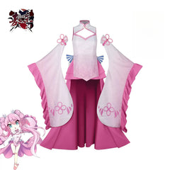 I’m Not The Cult Leader Cosplay Costume Zhu You He Lian Xiaomeng Pink Ancient Style Anime Full Outfit - Halloweez