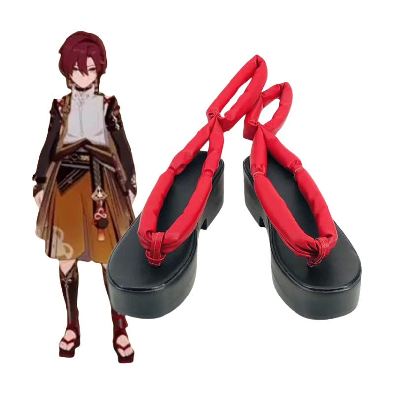 Genshin Impact Shikanoin Heizou Cos Shoes for Comic Con Anime Cosplay - Halloweez