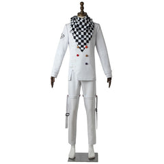 Halloweez Kokichi Oma Cosplay Costume Wig Outfit - Danganronpa V3 Ouma Suit Cloak Hat for Halloween & Parties - Halloweez