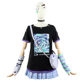 Project Sekai Yoisaki Kanade Summer Skirt Set 2D Anime Daily Commuter Clothing - Halloweez