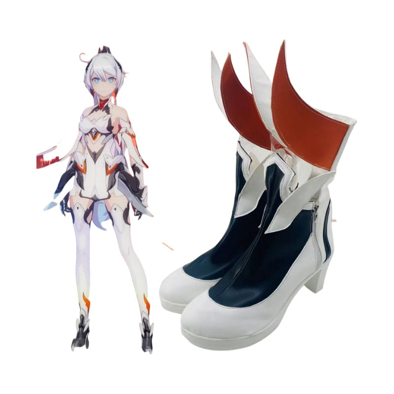 Honkai Impact 3rd Kiana Kaslana (Herrscher of Flamescion) Cosplay Shoes for Anime Conventions - Halloweez