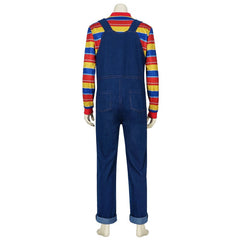 Halloweez Chucky Suit Cosplay Costume - Scary Halloween Icon Outfit for Events - Halloweez