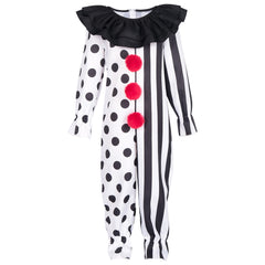 Spooky Halloween Christmas Killer Clown Cosplay Costume Scary Joker Outfit - Halloweez