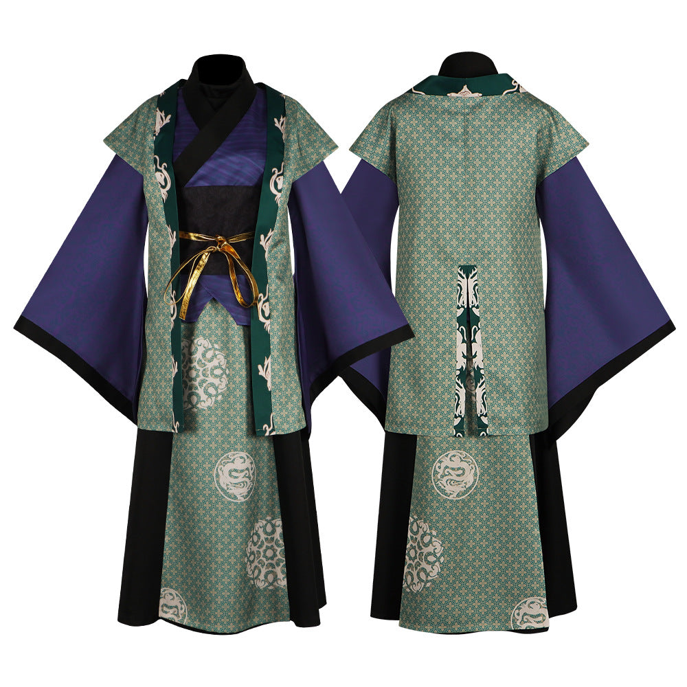 Black Myth Wukong Spider Demon Fourth Sister Cosplay Costume Game Character Ancient Style Robe - Halloweez