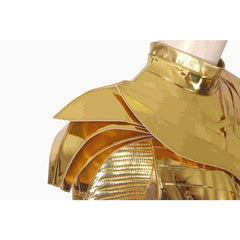 Halloweez Diana Prince Golden Battle Armor Cosplay Costume for Festive Celebrations - Halloweez