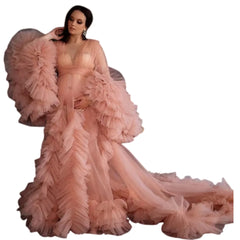 Parent-Child Mesh Dress Party Birthday Photo Maternity Tulle Skirt Wholesale Drop Shipping Puffy Wedding Dress Cosplay Costume - Halloweez