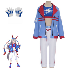 Uma Musume Tamamo Cross Cosplay Costume, Custom Made for Halloween & Comic‑Con