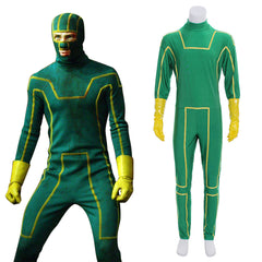 Halloweez Dave Lizewski Cosplay Costume - Vibrant Green Outfit - Halloweez