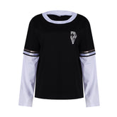 Wednesday Addams Cosplay Costume - Adam's Sweater T-Shirt for Halloween and Cosplay Events - Halloweez