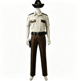 The Walking Dead Rick Grimes Sheriff Cosplay Costume Custom for Halloween