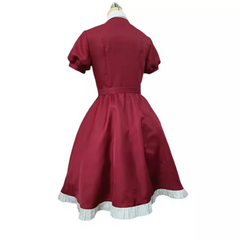 Bungo Stray Dogs Elise Cosplay Dress Maid Outfit Daily Campus Style for Women and Men - Halloweez