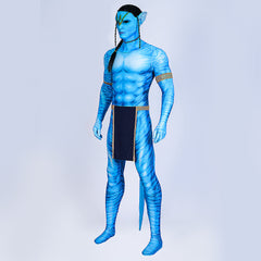 Halloweez Jake Sully Avatar: The Way of Water Male Warrior Costume for Halloween & Special Events - Halloweez