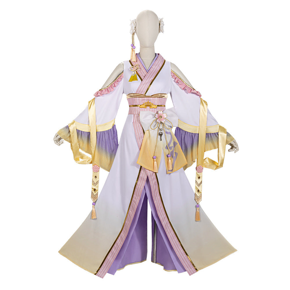 Uma Musume Grandpa Maruzensky 2D Cosplay Anime Game Women Kimono Set - Maruzensky - Halloweez
