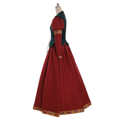 Elegant Halloweez Victorian Court Royal Princess Corset Dress Suit - Perfect for Medieval Tudor Tea Parties and Balls - Halloweez